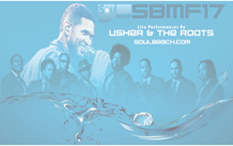 Usher yThe Roots estarán en el “Soul Beach Music Festival 2017”