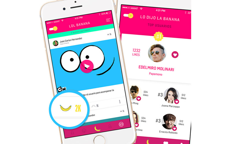 Turner lanza "Lo Dijo la Banana", una aplicación de humor en la redes