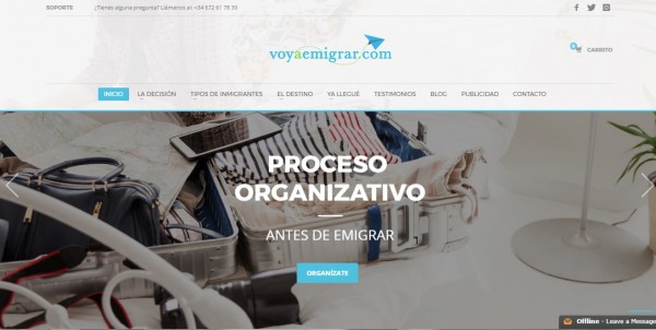 Una web hecho por venezolanos para venezolanos y que tiene como objetivo orientar a quienes deseen partir a diversos destinos