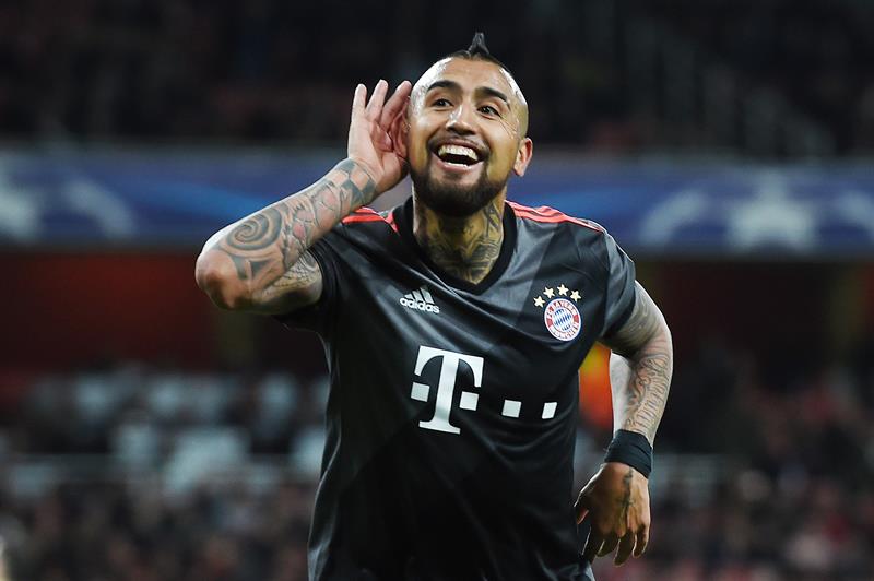 El Bayern de Múnich se clasificó para los cuartos de final de la Liga de Campeones al golear otra vez al Arsenal este martes en Londres (5-1; 10-2 en el global de la eliminatoria