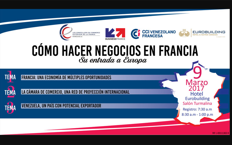 Empresas venezolanas buscaran oportunidades de negocios en Francia