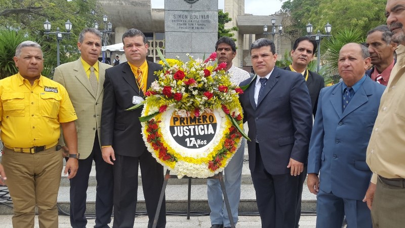 Primero Justicia celebró con una eucaristía y posterior acto en la Plaza Bolívar de San Felipe, su decimoséptimo aniversario/ Foto: Cortesía