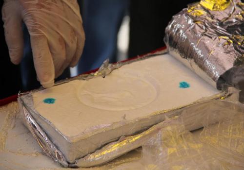 Hallaron 320 panelas de cocaína en dos vehículos en Uracoa