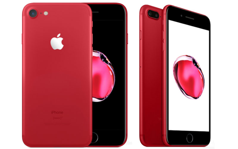 iPhone 7 rojo tendrá el frontal en negro