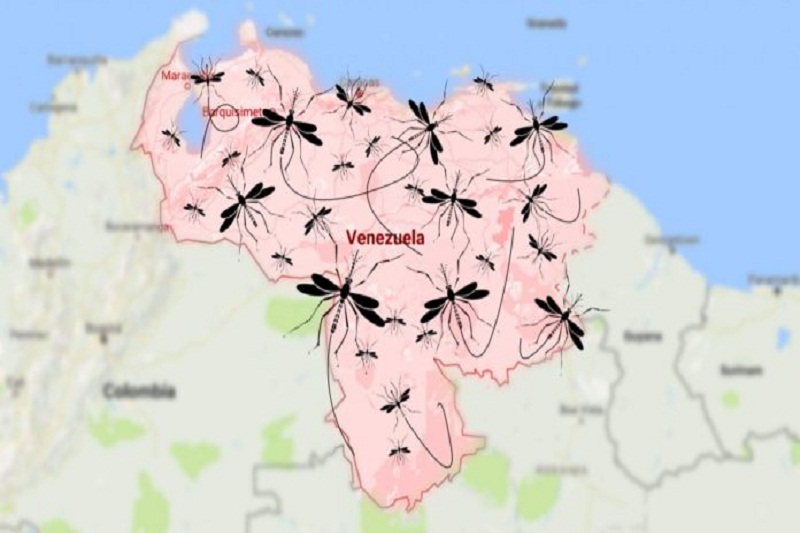 malaria mapa