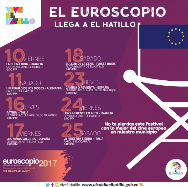 Lo mejor de Europa llega a El Hatillo con el Euroscopio 2017
