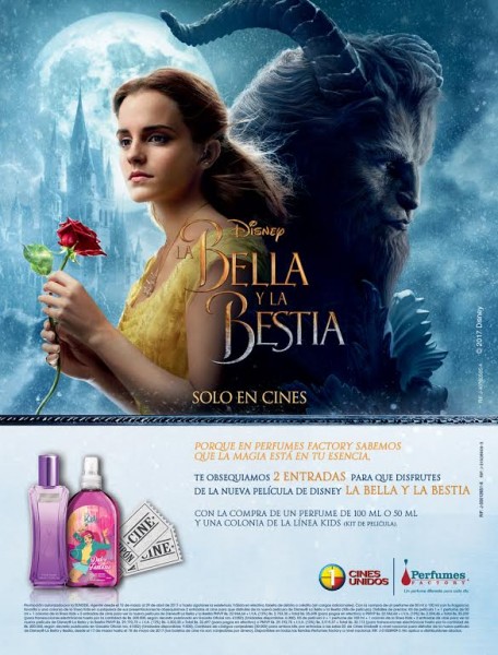 Perfumes Factory presenta la promoción “La Bella y La Bestia” en alianza con Disney