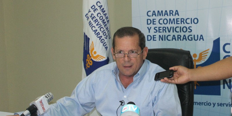 El presidente de la Cámara de Comercio y Servicios de Nicaragua, Rosendo Mayorga