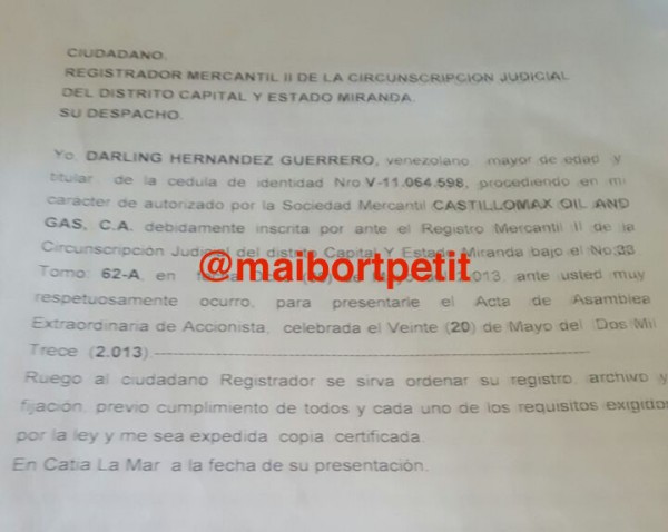 empresario Miguel Ángel Castillo Lara, acusado de haber participado en el esquema de pago de sobornos a funcionarios de Pdvsa