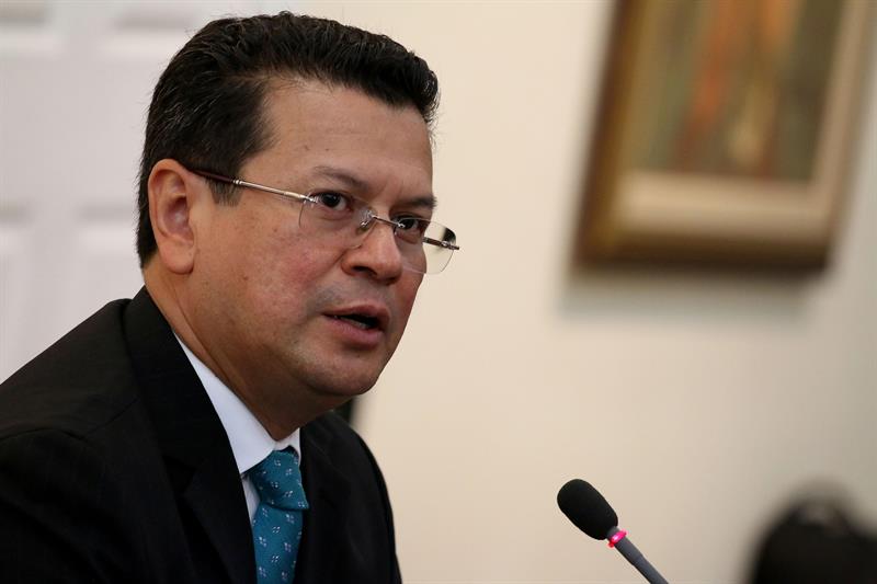 Ministro de Relaciones Exteriores de El Salvador, Hugo Martínez, en reunión extraordinaria de la Celac/ Foto: EFE