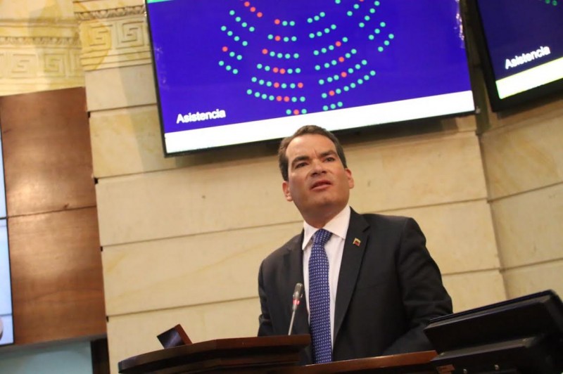 Diputado Tomas Guanipa en Congreso de Colombia