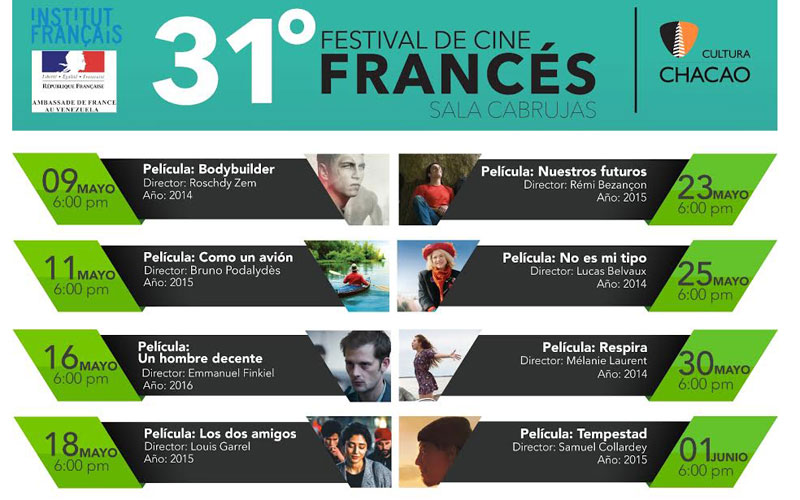 Festival de Cine Francés 2017 presenta muestra en la Sala Cabrujas