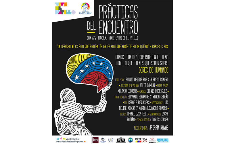 Vive El Hatillo invita a foros "Prácticas del Encuentro"