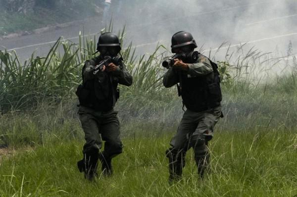 Efectivos de la GNB en una manifestación en Caracas/Foto: EFE