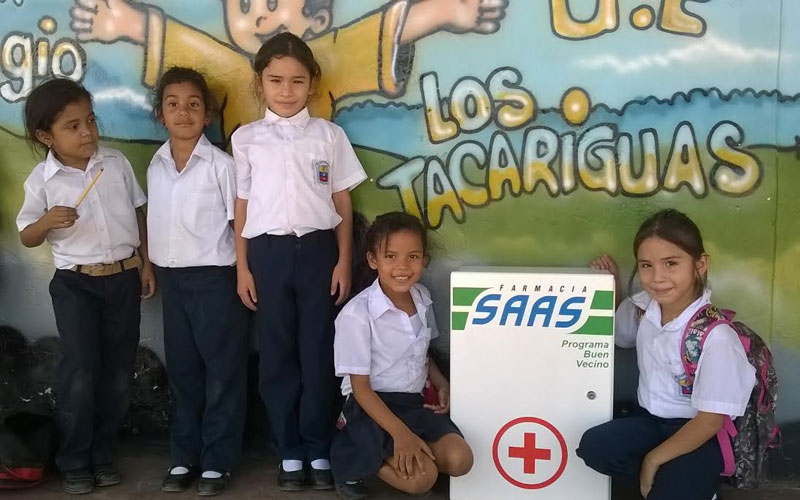 Farmacias SAAS: 250 Escuelas recibieron botiquines de primeros auxilios