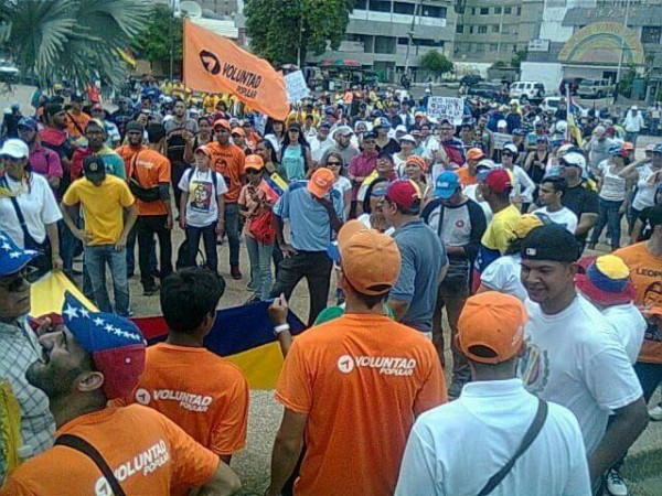 Opositores llenaron las calles de PLC para protestar en contra de la Constituyente 