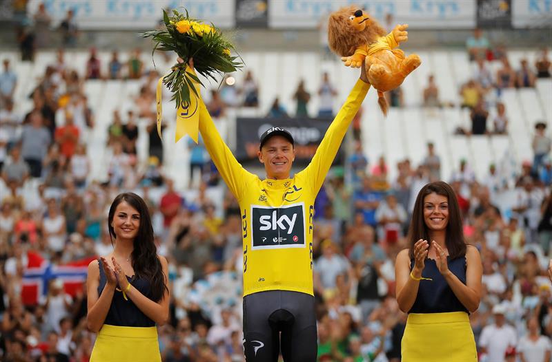 El británico Chris Froome (Sky) es el virtual vencedor del Tour de Francia