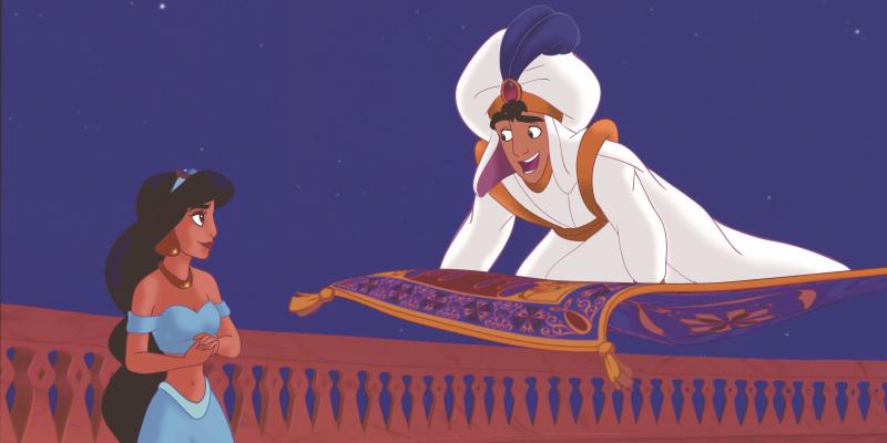 Aladdin y Jasmine, Disney
