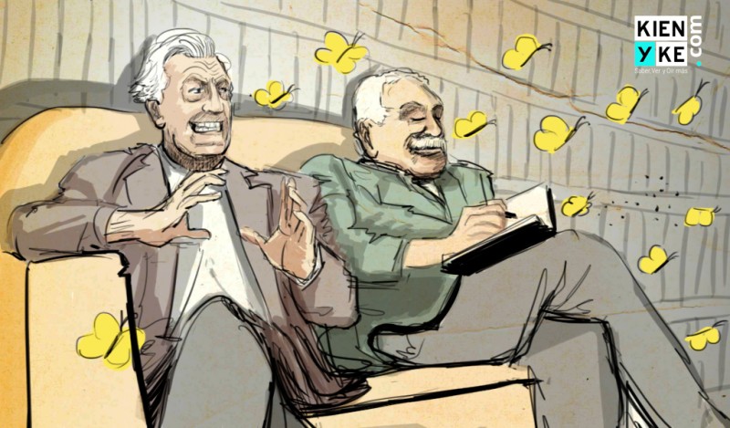 Mario Vargas Llosa y Gabriel García Márquez se pelaron