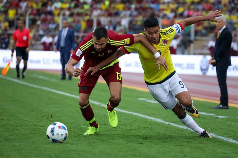 La decimoquinta jornada dejó a Colombia con 25 puntos y a Venezuela, en el fondo de la clasificación, con 7.