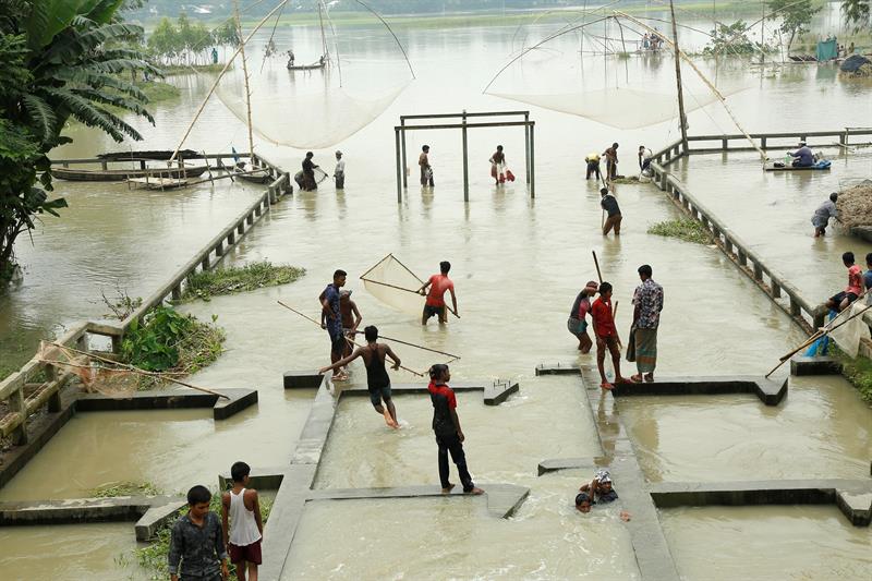 Inundaciones en Bangladesh dejan un saldo superior a los 100 muertos
