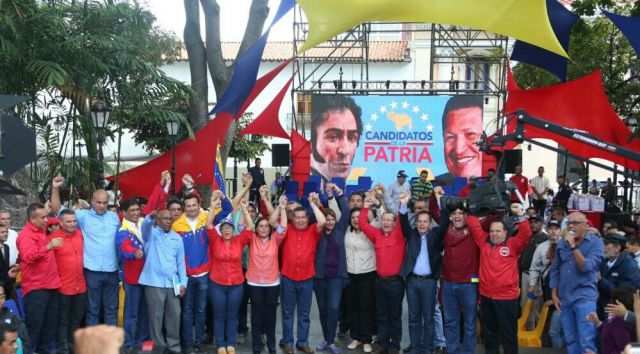 candidatos del PSUV a las regionales