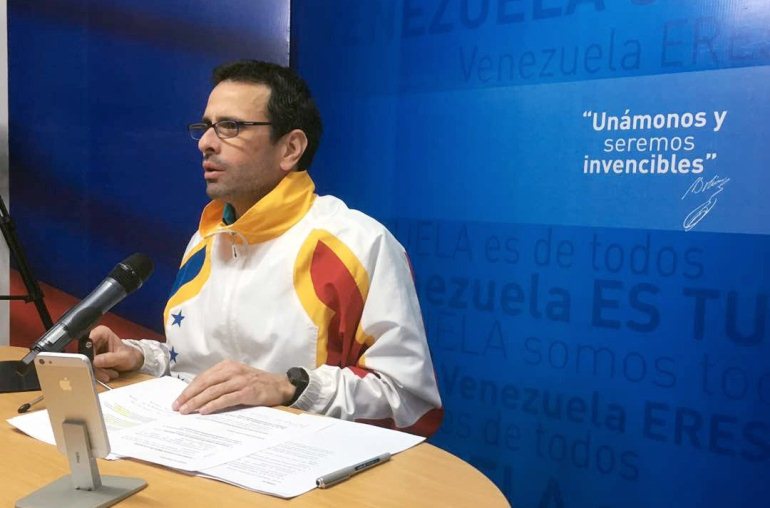 Afirmó que se mantendrán atentos y alertas en las 55 parroquias de la entidad / Foto: Prensa Capriles