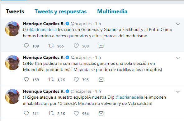 capriles tuits