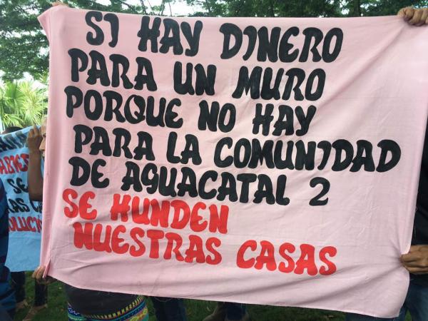 Protesta de vecinos de las comunidades al Sur de Maracay 