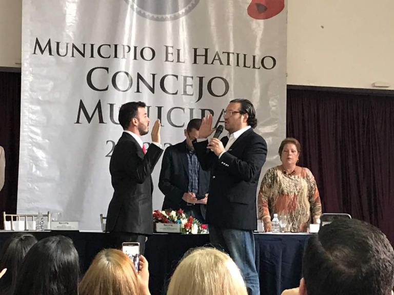 Reinaldo Díaz fue juramentado como alcalde encargado de El Hatillo