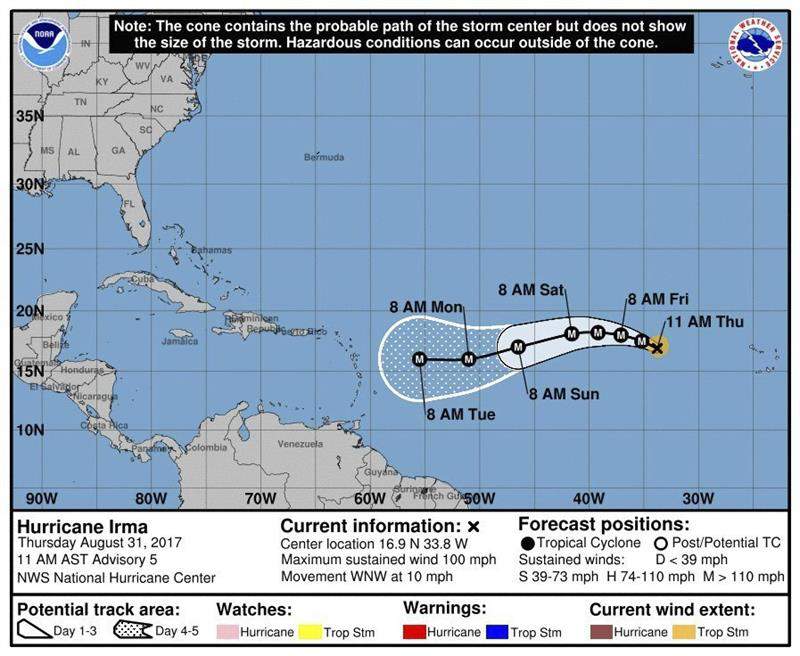 Puerto Rico permanece alerta ante el posible paso del huracán por la isla caribeña, donde las agencias gubernamentales toman las últimas medidas para estar preparadas para el ciclón/ Foto: EFE