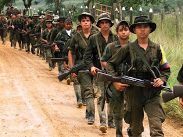 Niños y adolescentes reclutados por las FARC