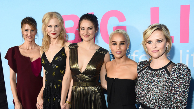 Nicole Kidman, Reese Witherspoon, Zoe Kravitz y Shailene Woodley