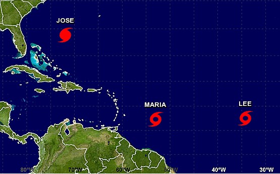 Depresión ciclónica se fortalece y se convierte en la tormenta María