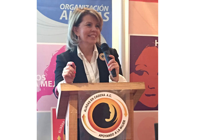 Ileana La Rosa líder de la Organización “Aliadas en Cadena”