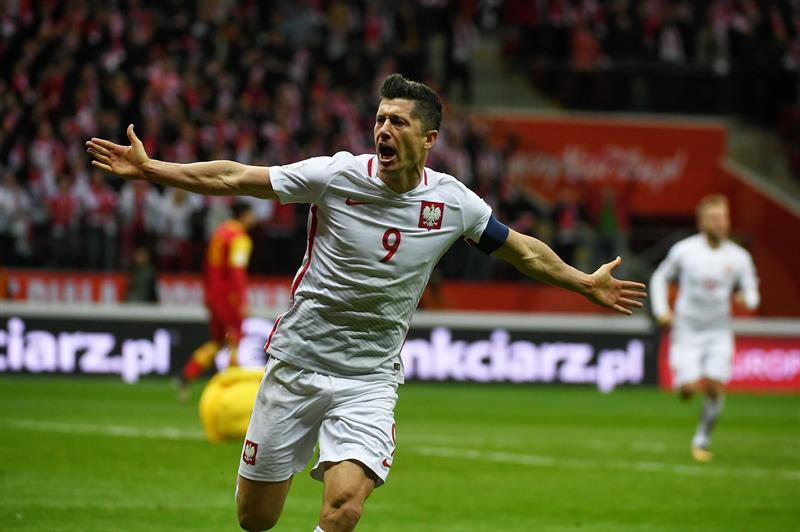 Lewandowski sentenció el pase de Polonia al Mundial 2018