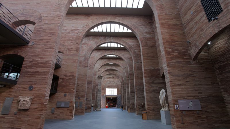 Museo Nacional de Arte Romano de Mérida, diseñado por Rafael Moneo