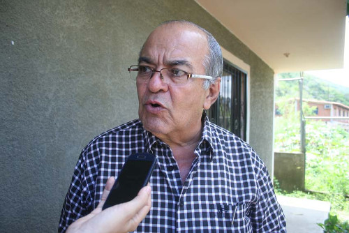 Douglas Vielma, presidente del Sindicato del Transporte / Foto: Mayra Linares Estrada 