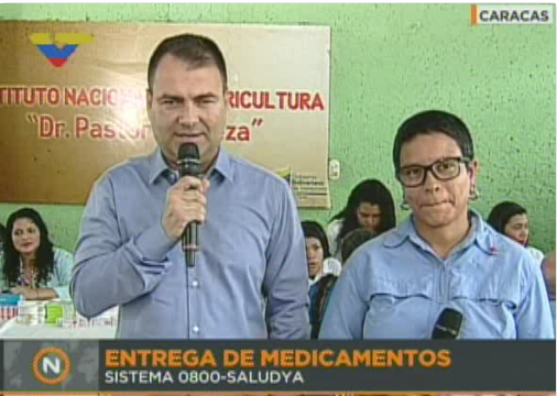 Luis López, ministro de salud, aseguró que no permitirá el ingreso de ayuda humanitaria al país por considerarlo un arrodillamiento ante el imperio