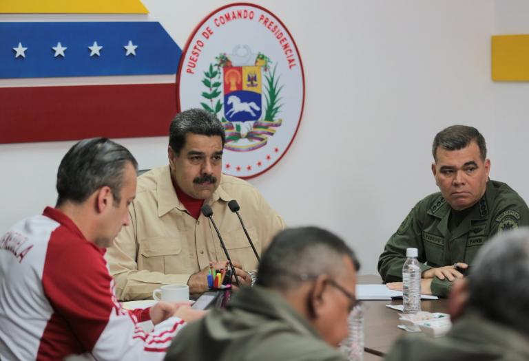 Maduro sostuvo reunión de trabajo en Miraflores