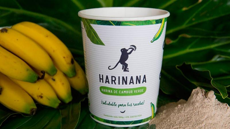 Harinana, harina de cambur verde