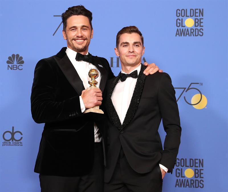 James Franco ganó el Golden Globe al mejor actor de comedia en 2018