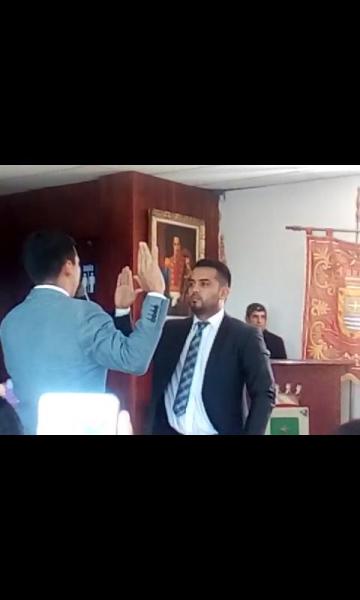 Juramentan al dirigente Naudy Corona como nuevo presidente del Concejo municipal de Cárdenas