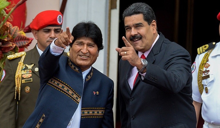 Evo Morales y Nicolás Maduro