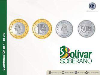 Bolivar soberano monedas 1