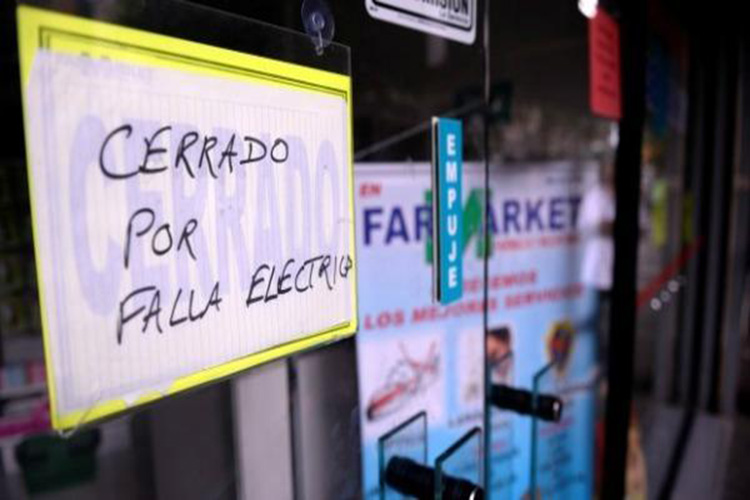 sector comercial venezolano en quiebra por fallas electricas