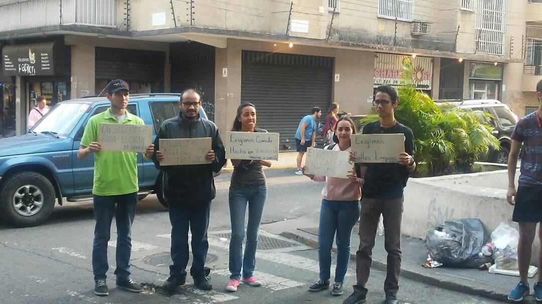 manifestación del Frente Amplio Venezuela Libre