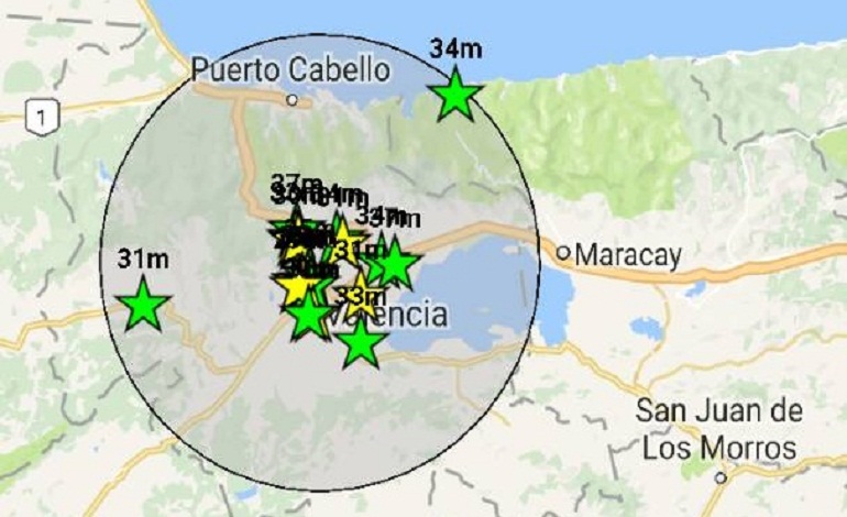 carabobeños sismo noreste valencia funvisis