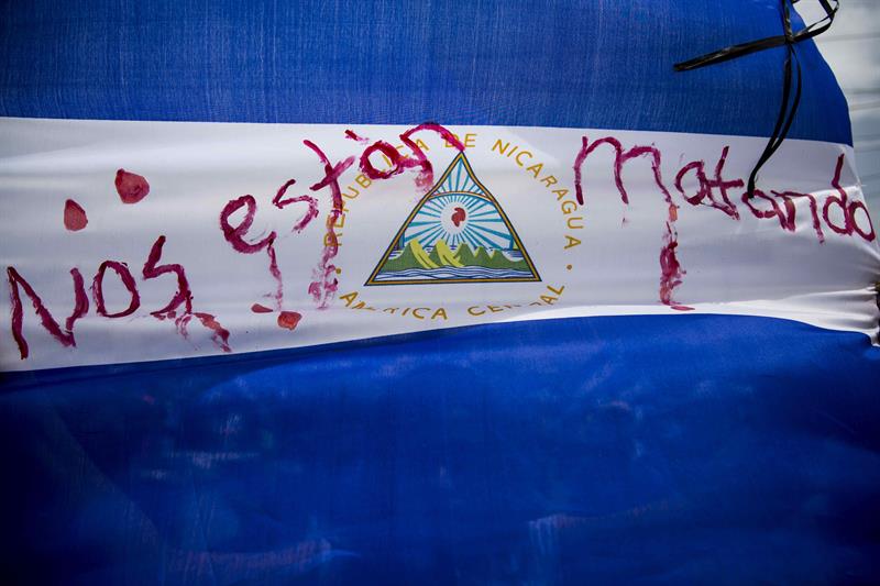 bandera protesta nicaragua