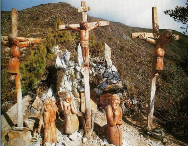 crucifixión en el filo del tisure 1991